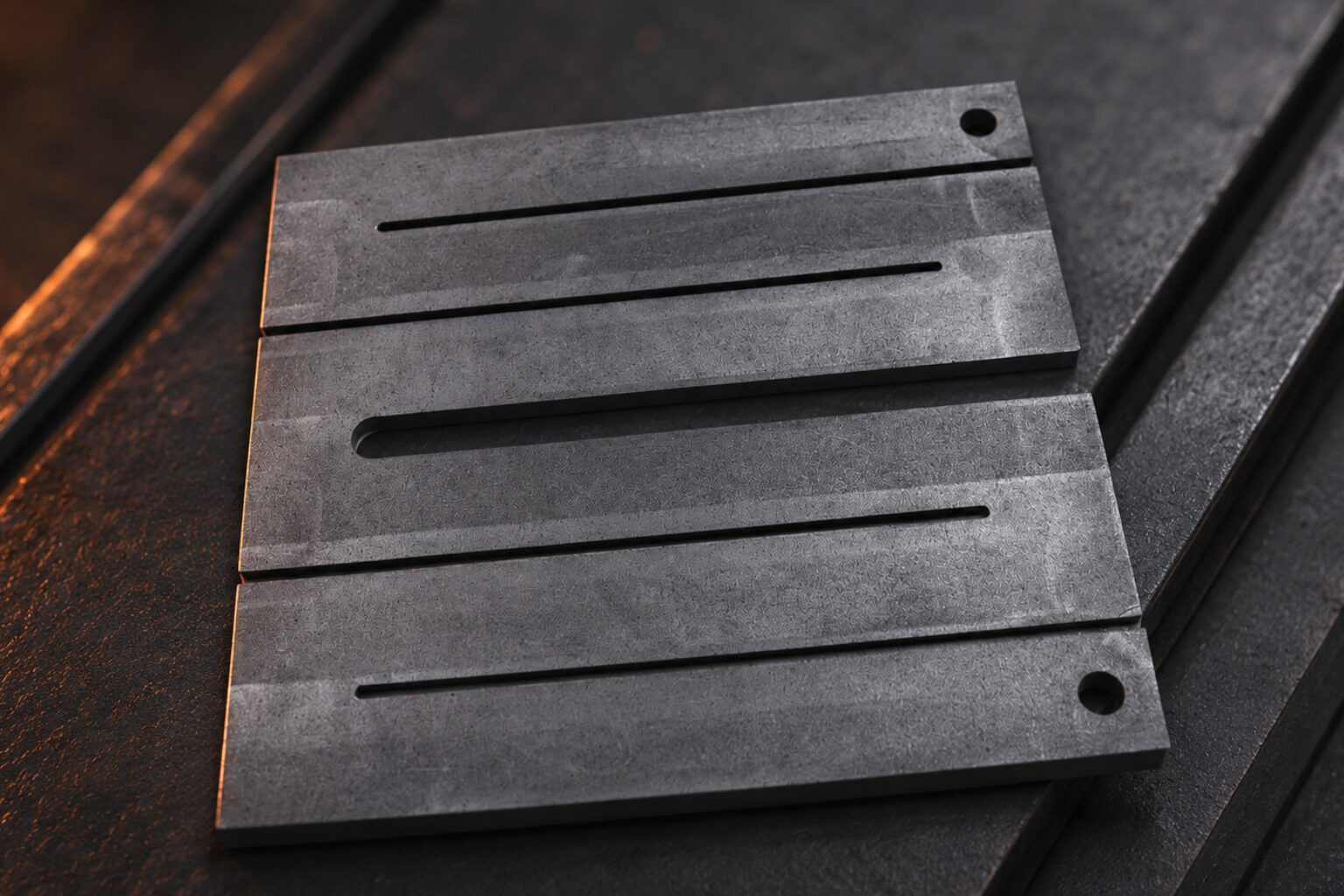Graphite heating elements designed for uniform heat generation in high-temperature vacuum furnace applications.